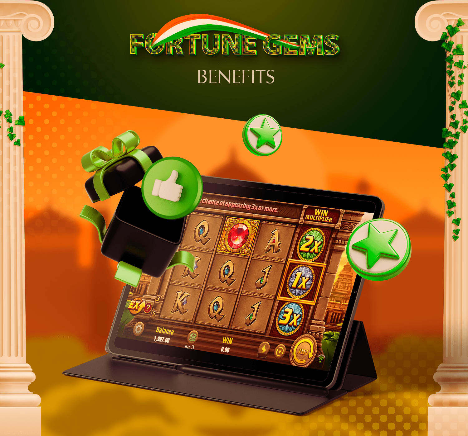 Advantages of Demo version of Fortune Gems game