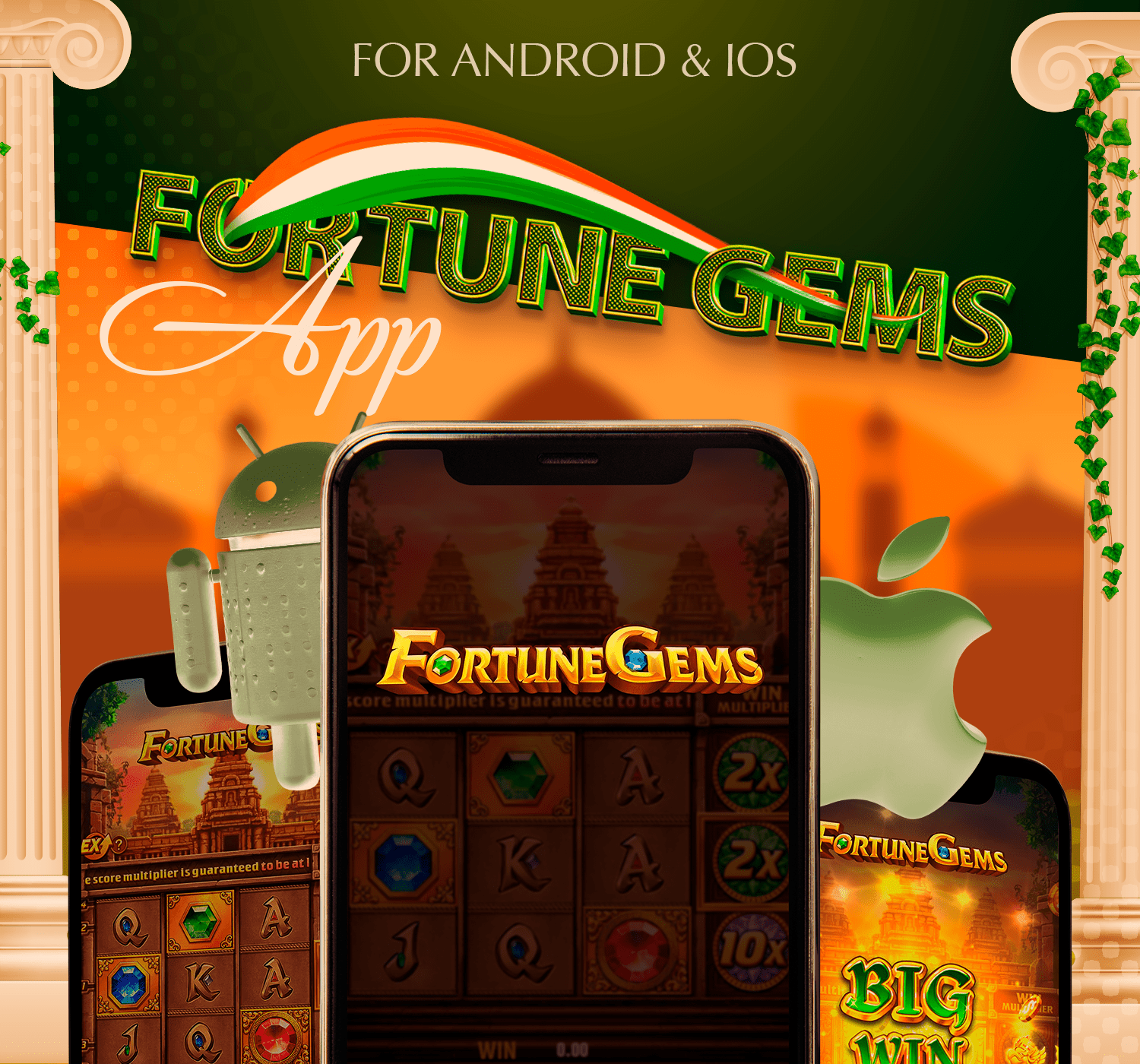 Play the popular Fortune Gems game on your Android or iOS device