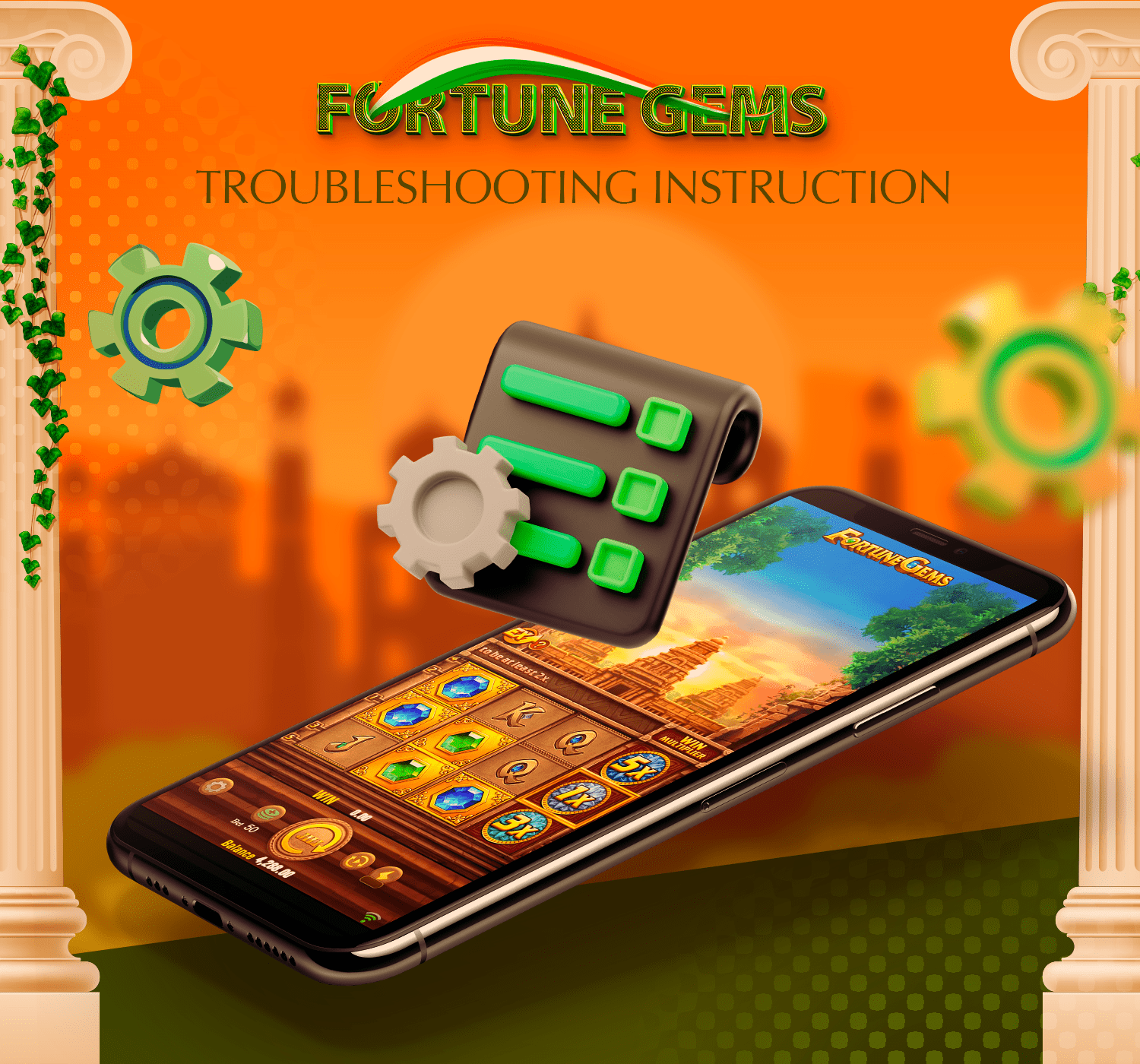 Fortune Gems app offers troubleshooting solutions