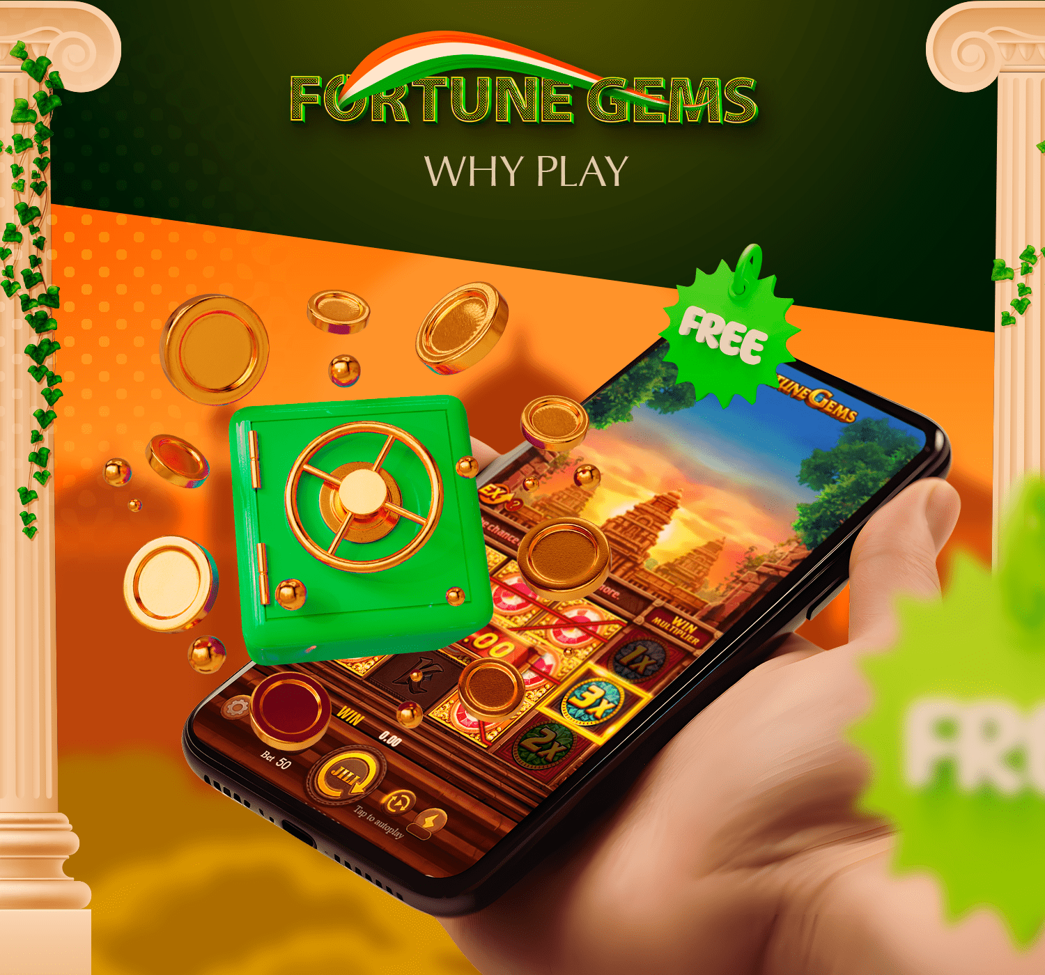 There are advantages to playing Fortune Gems demo