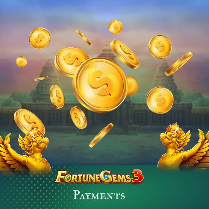 Payments in Fortune Gems 3 Slot depends on selected casino, but general steps are common